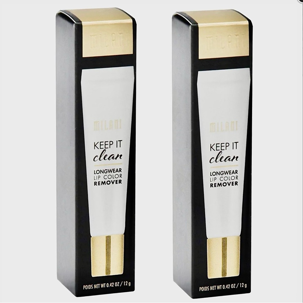 2 New Milani Keep It Clean Long Wear Lip Color Remover